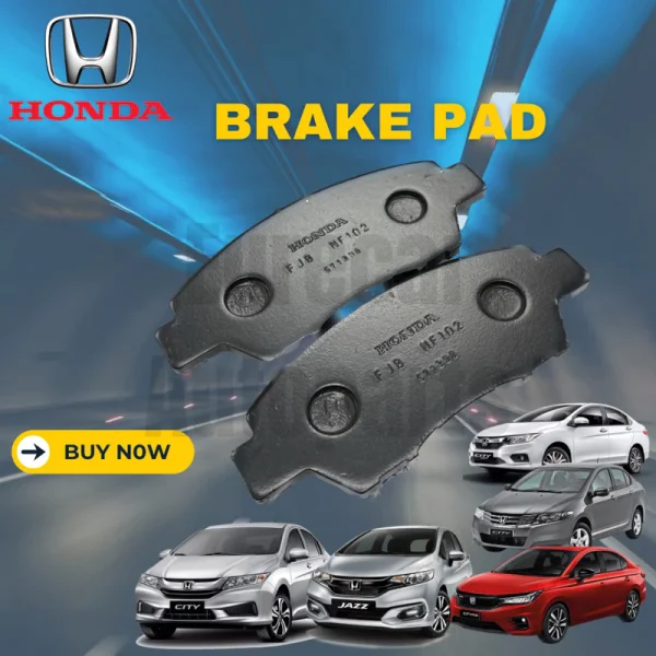 Brake Pad Honda City GN2 T00 T9A T9N GM6 TMO GM2 Jazz T5A T5L GK5 TFO Freed CRZ CRZ ZF1 1.5 HYBRID [Front]  5.0  8 ratings 8 Sold