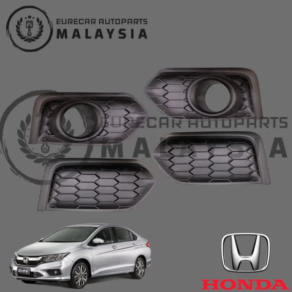 [Fog Lamp Cover] Honda City Fog Lamp Cover 2018-2019 GM6.5 T9N [V Spec] [E Spec] [S Spec] [Original]